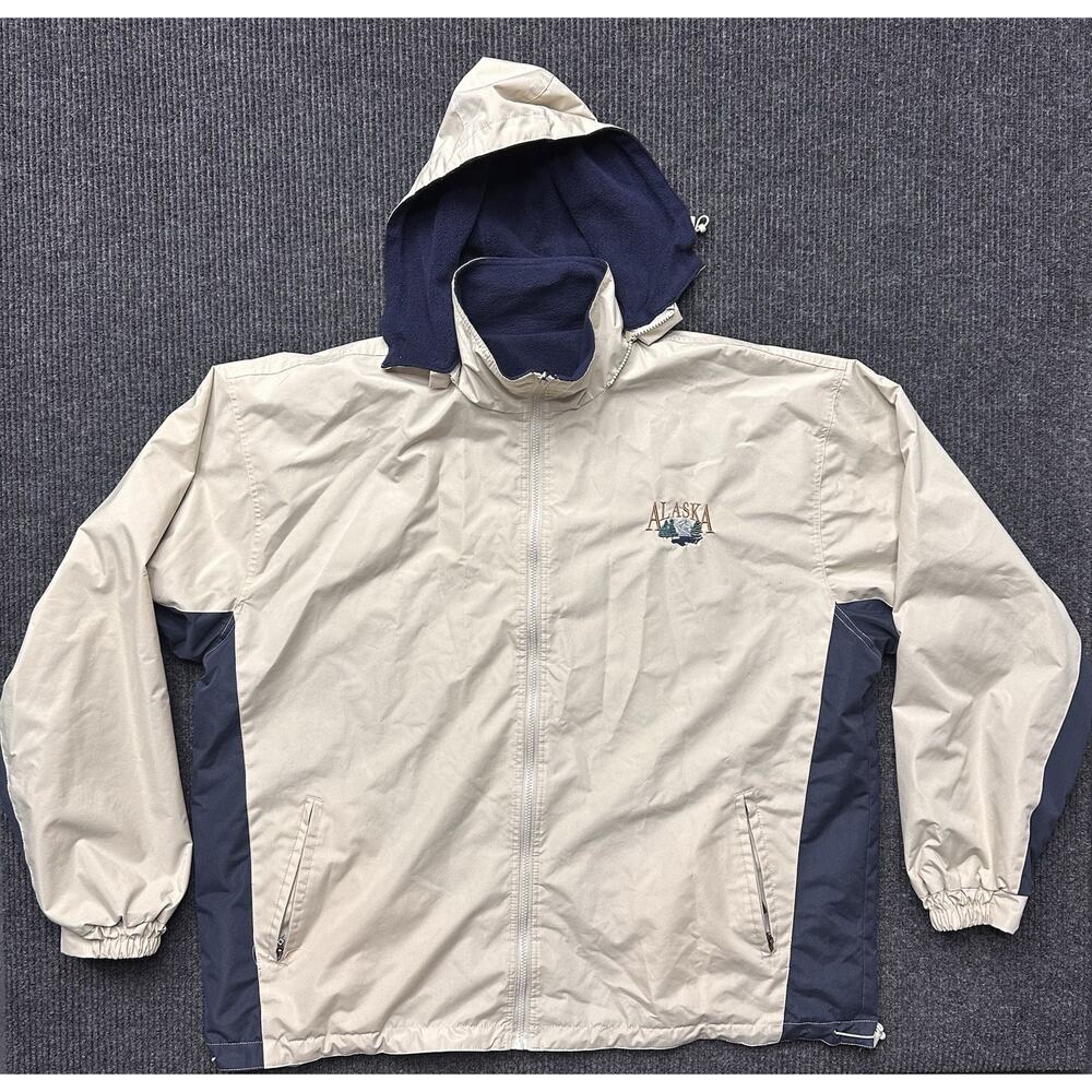 Vintage Alaska PacBlue Warm Jacket with Hood 2XL